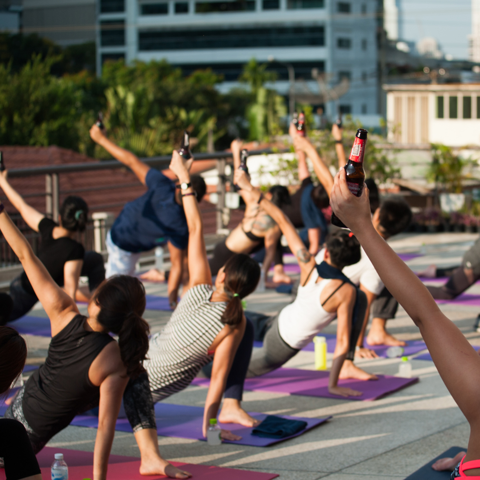 Thailand's version of 'Beer Yoga': Brew Yoga - an alternative to the Bar or Gym?