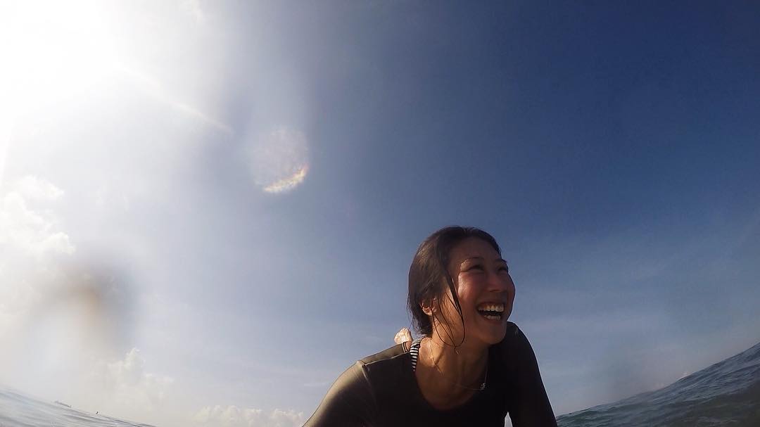 lia wong surfing hk bali